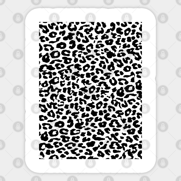 Leopard pattern Sticker by RosaliArt